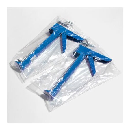 Lk Packaging Low Density Gusset Poly Bags, 12"W x 8"D x 30"L, 1 Mil, Clear, 500/Pack 10G-128030